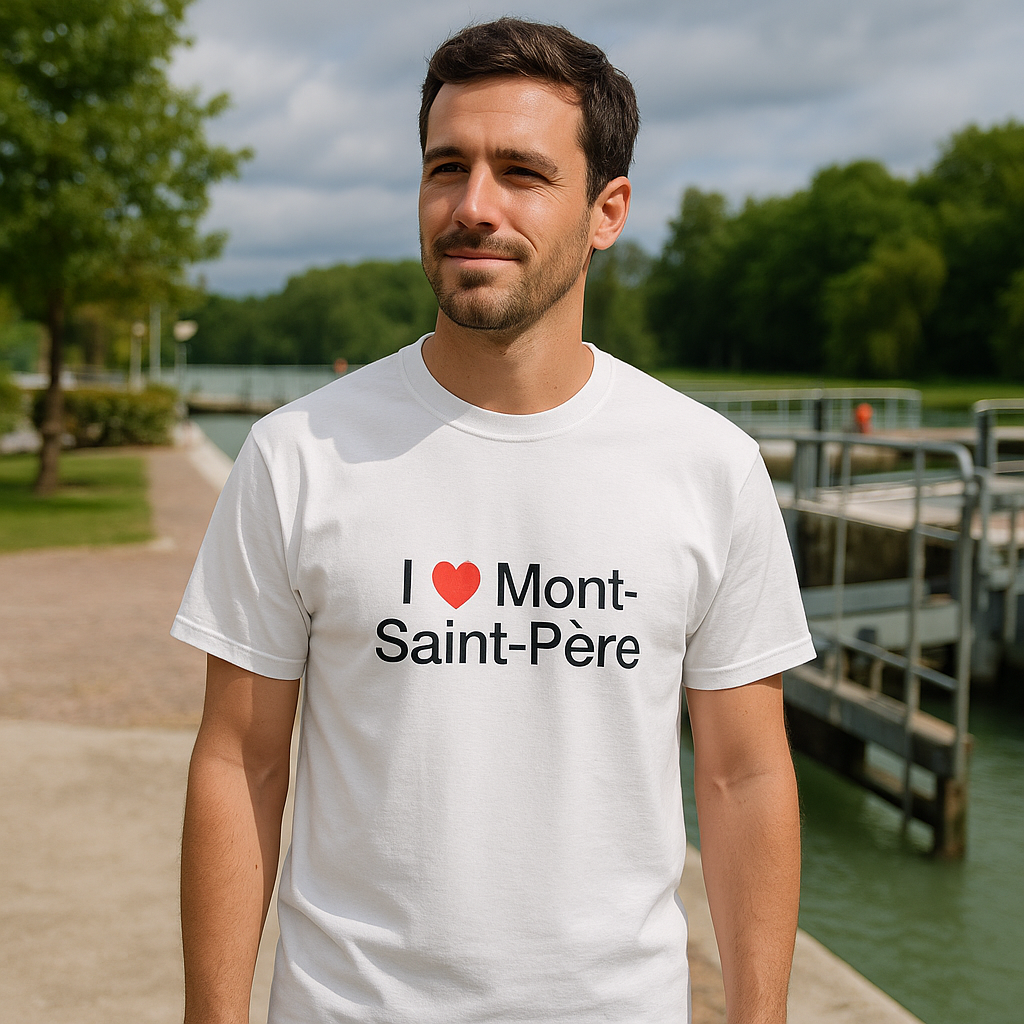 T-shirt I love mont-saint-père