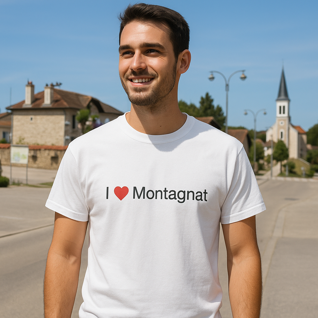 T-shirt I love montagnat