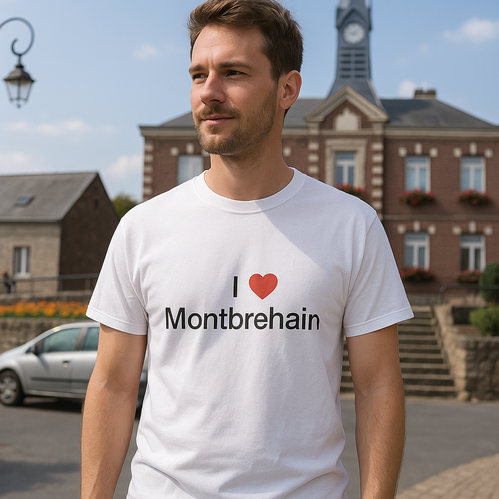 T-shirt I love montbrehain