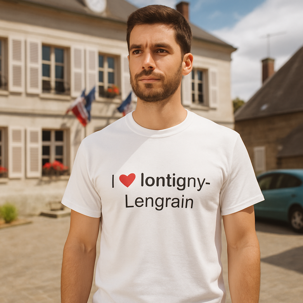 T-shirt I love montigny-lengrain