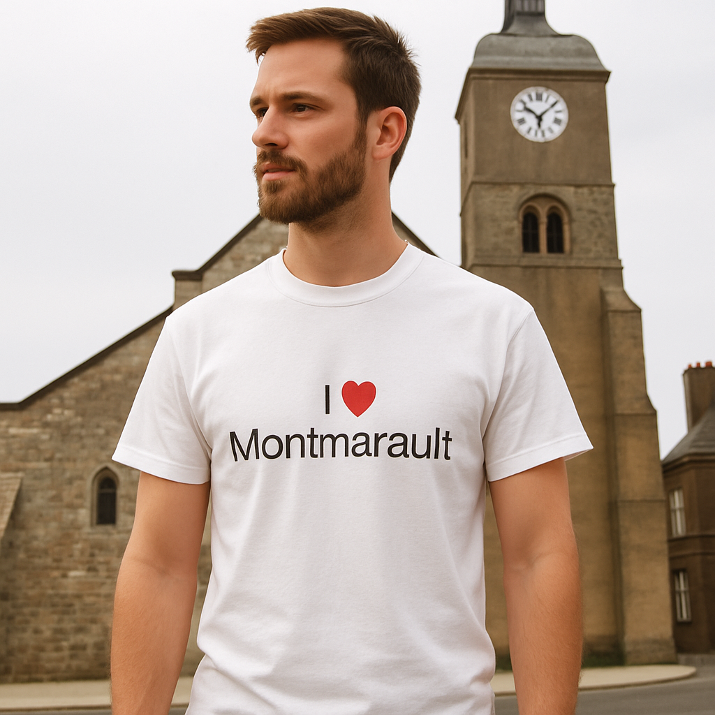 T-shirt I love montmarault