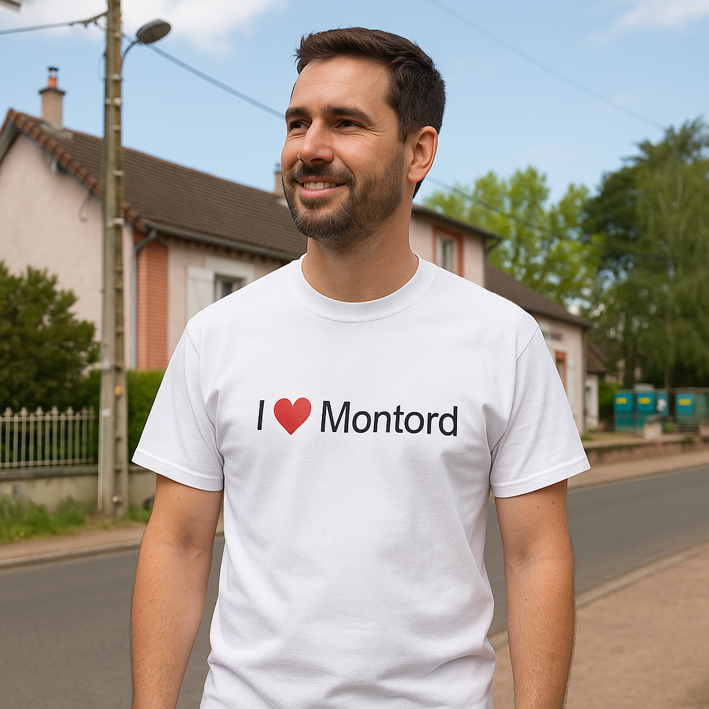 T-shirt I love montord