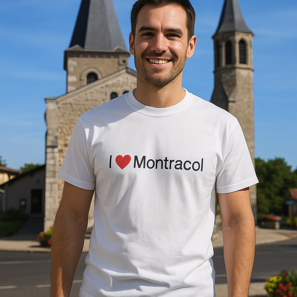 T-shirt I love montracol