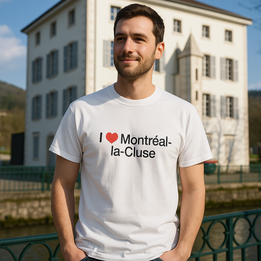 T-shirt I love montréal-la-cluse