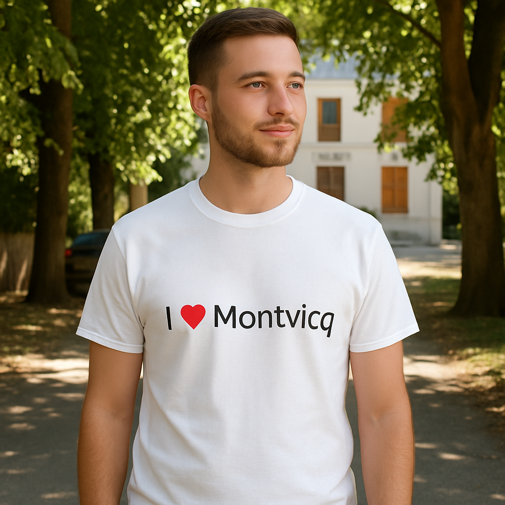 T-shirt I love montvicq