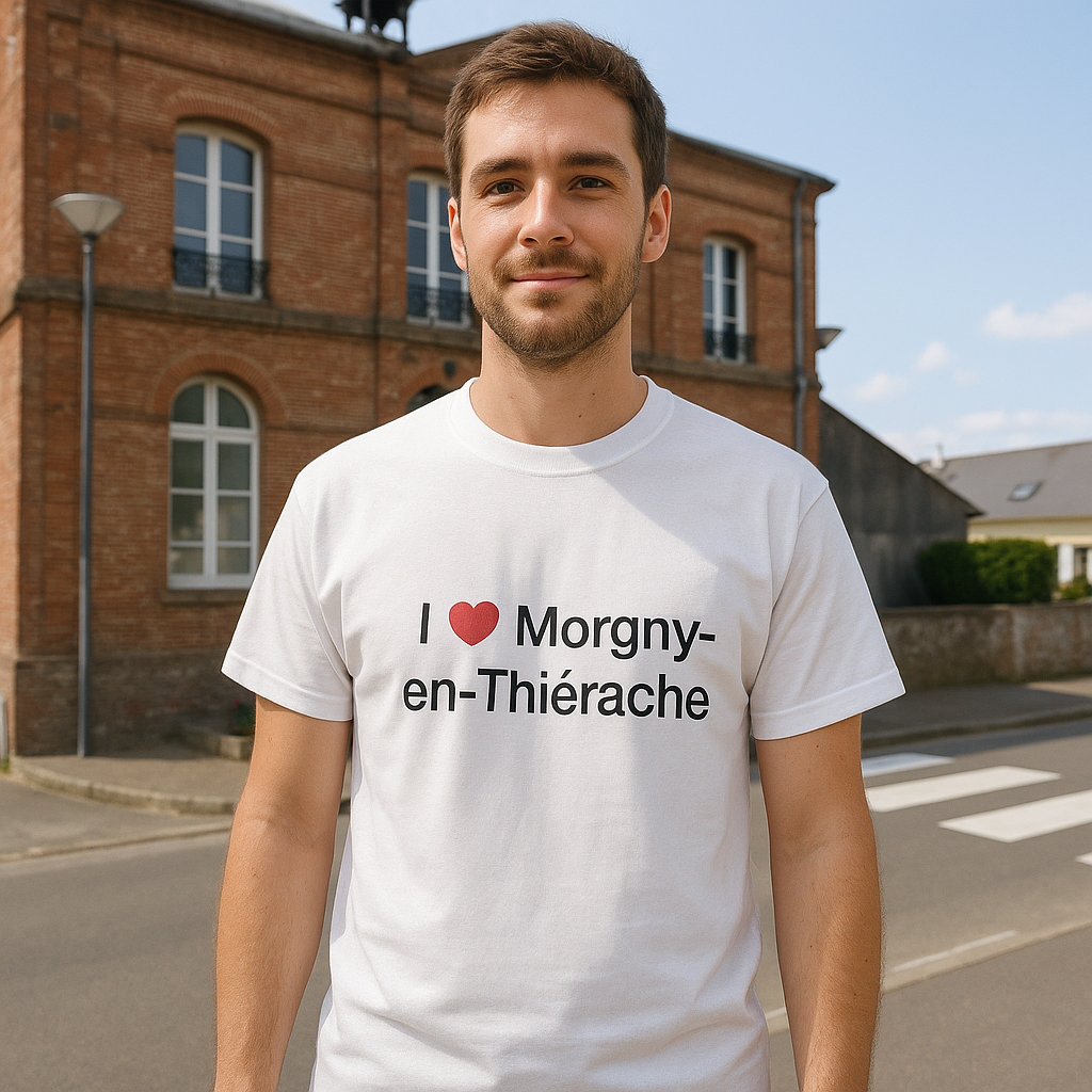 T-shirt I love morgny-en-thiérache