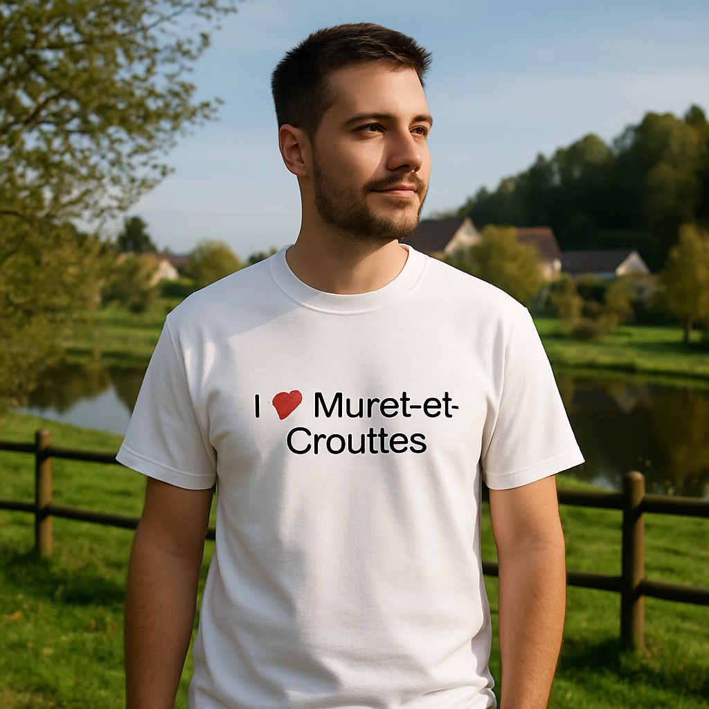 T-shirt I love muret-et-crouttes