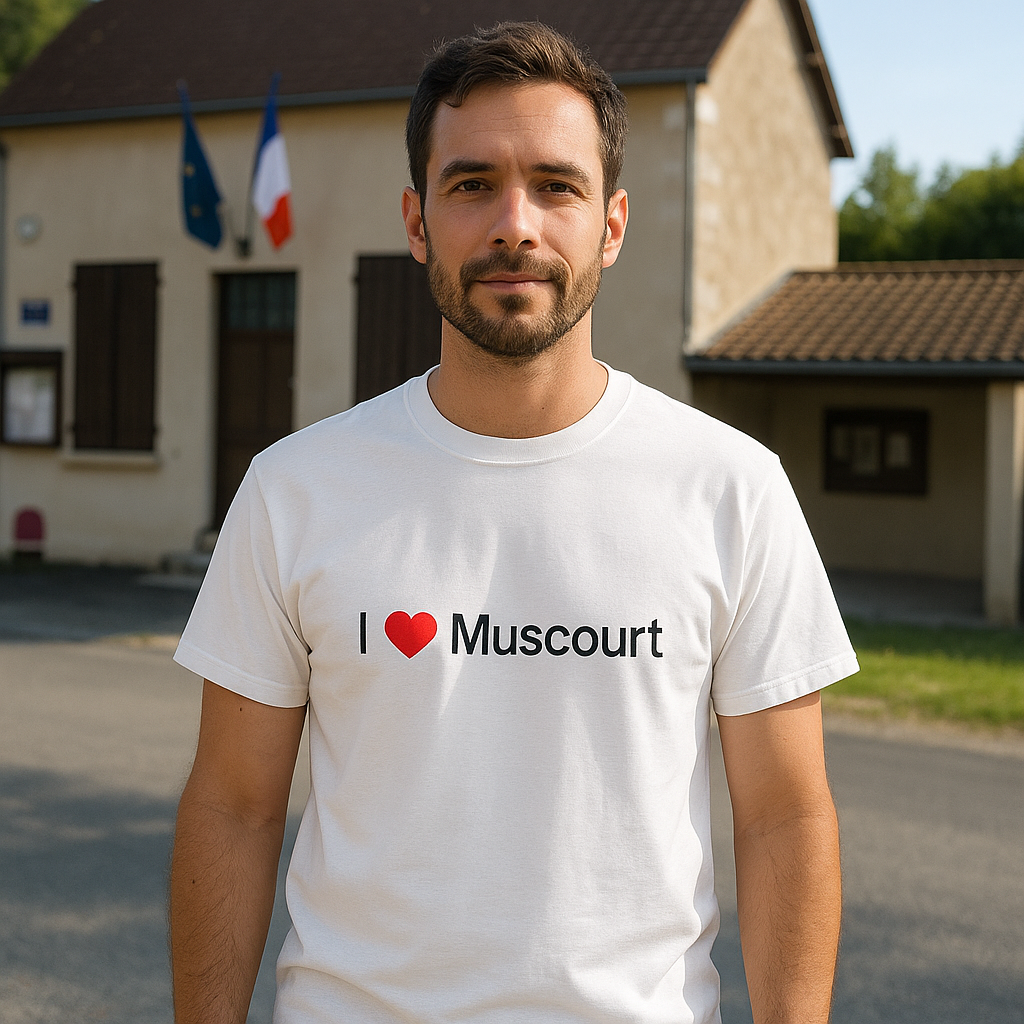 T-shirt I love muscourt