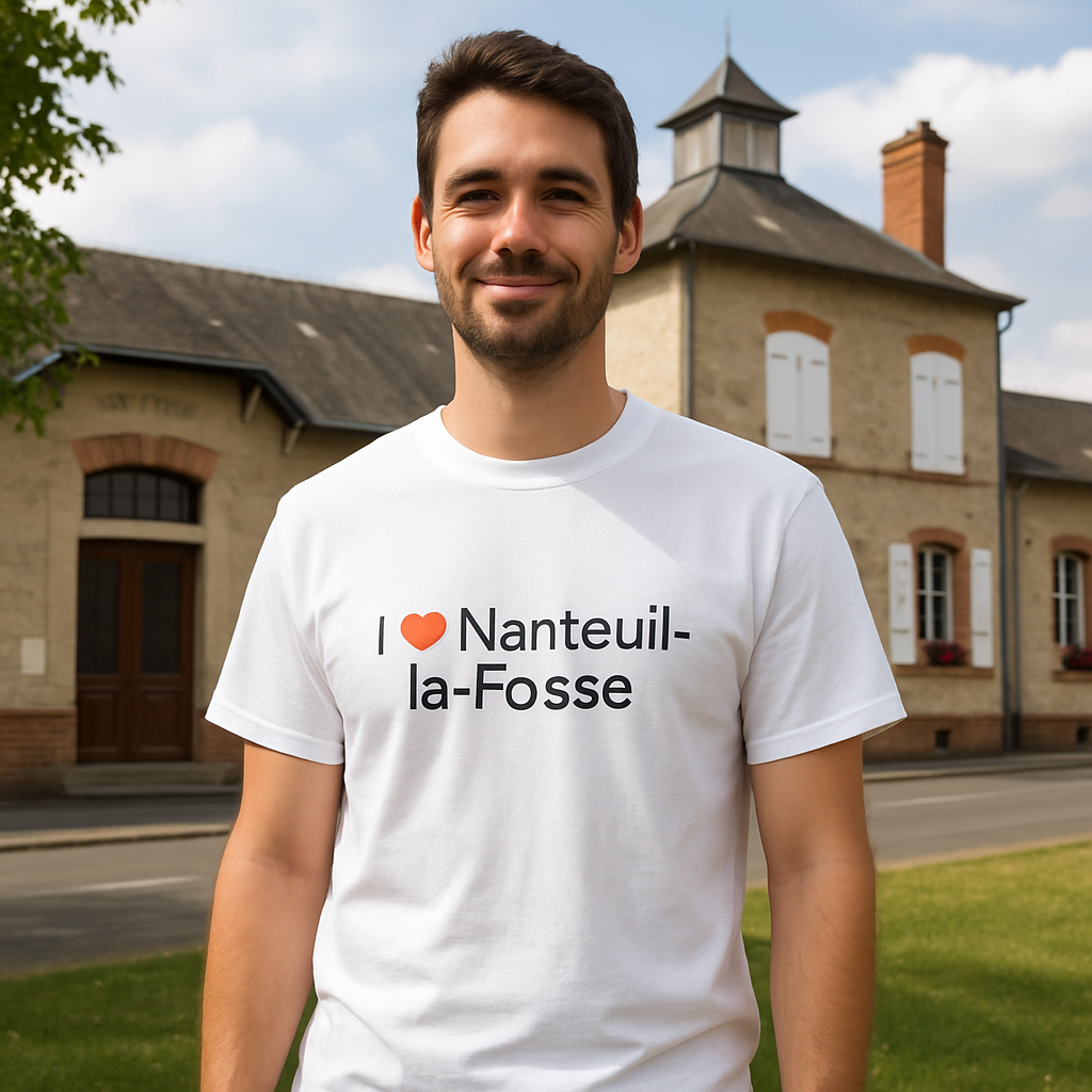 T-shirt I love nanteuil-la-fosse