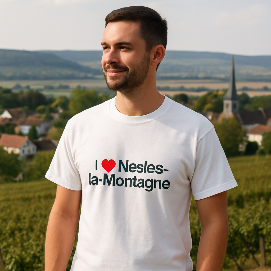 T-shirt I love nesles-la-montagne