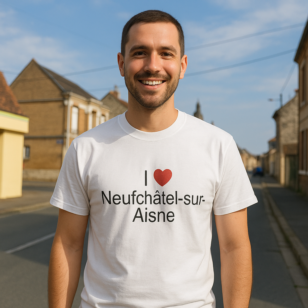 T-shirt I love neufchâtel-sur-aisne