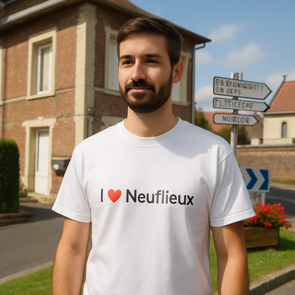 T-shirt I love neuflieux