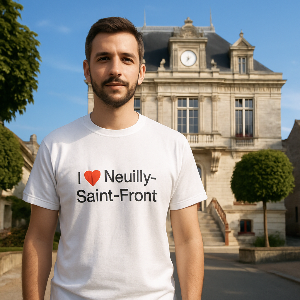 T-shirt I love neuilly-saint-front