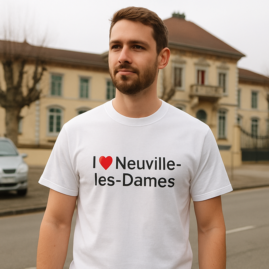 T-shirt I love neuville-les-dames