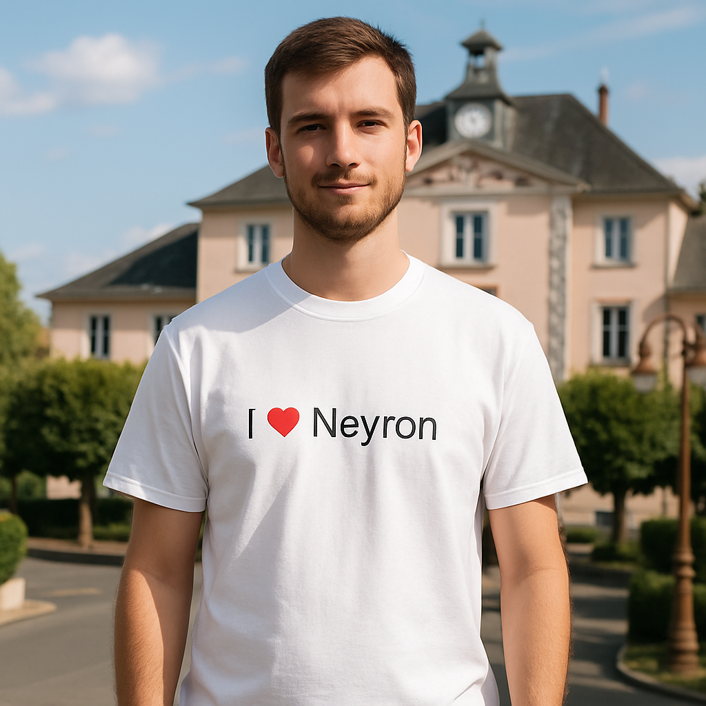 T-shirt I love neyron