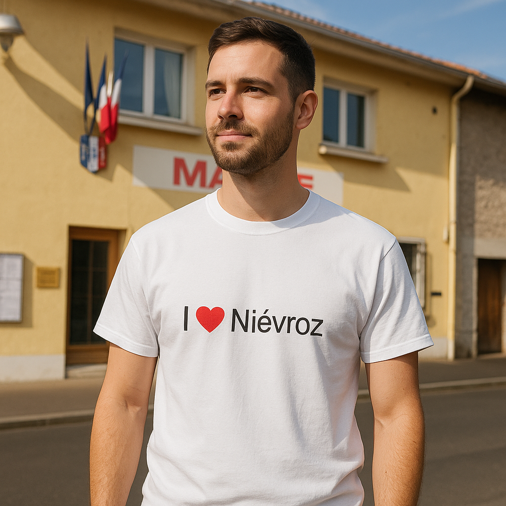 T-shirt I love niévroz
