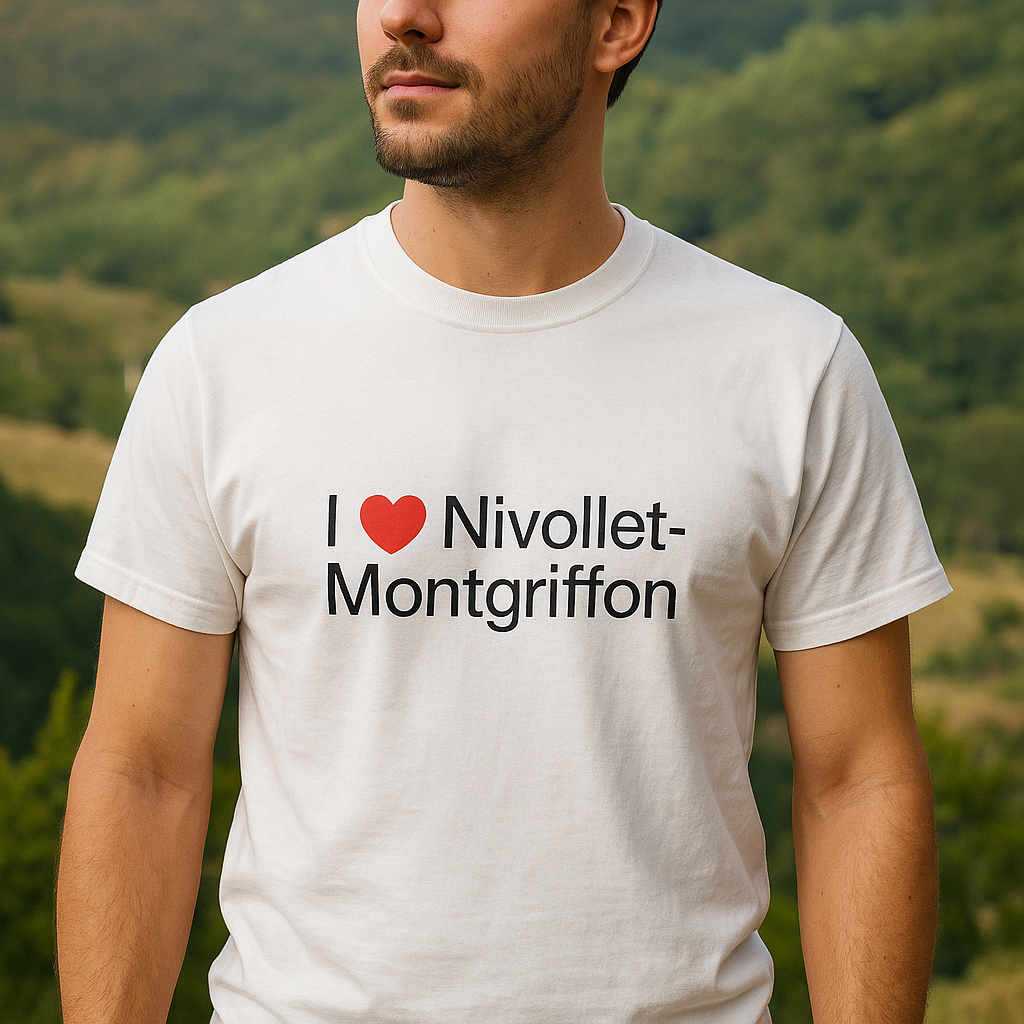 T-shirt I love nivollet-montgriffon