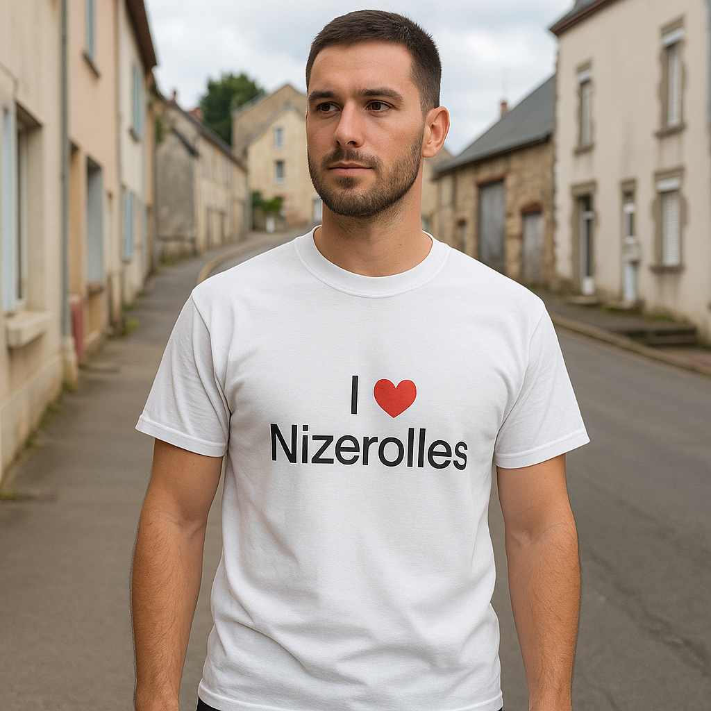 T-shirt I love nizerolles