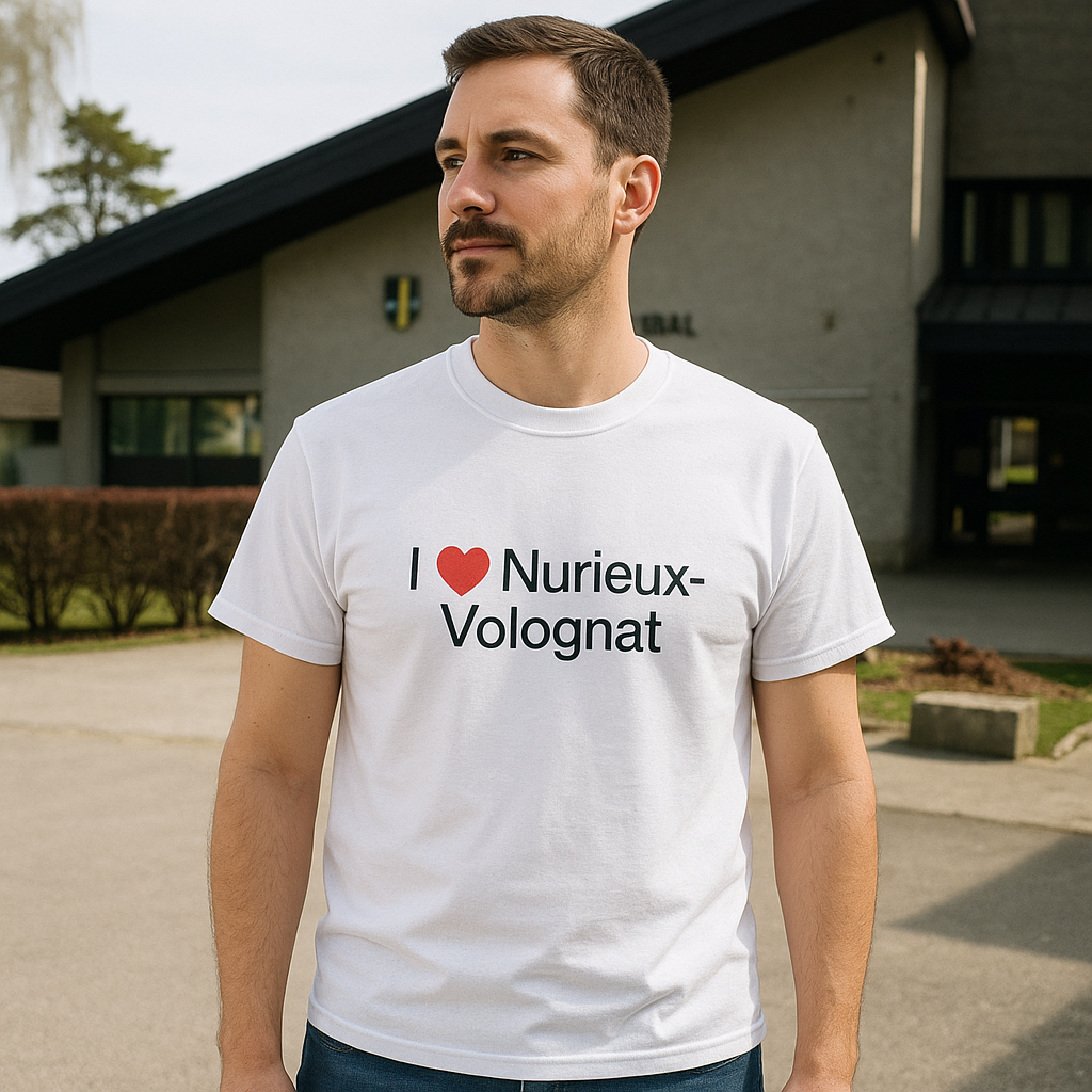 T-shirt I love nurieux-volognat