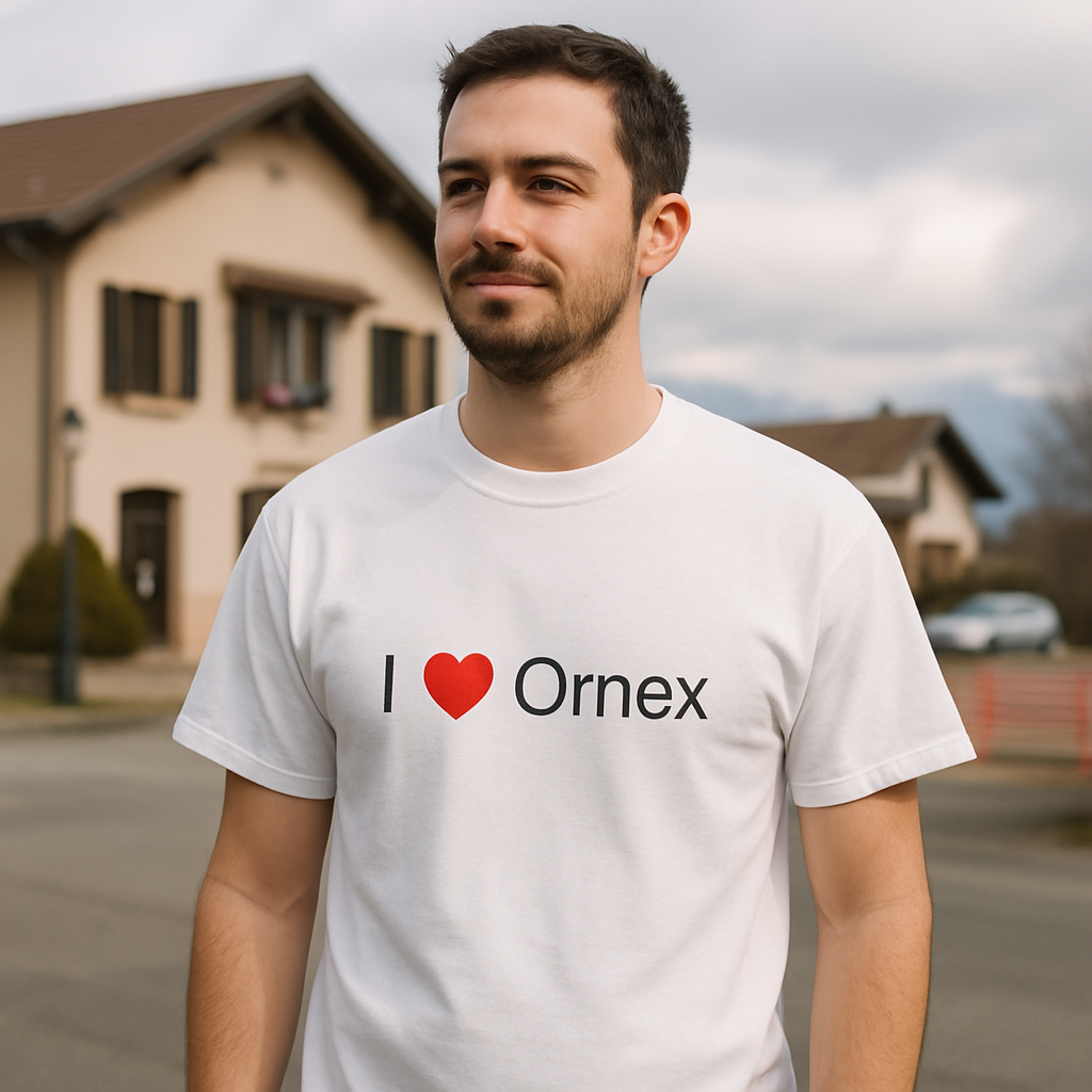 T-shirt I love ornex