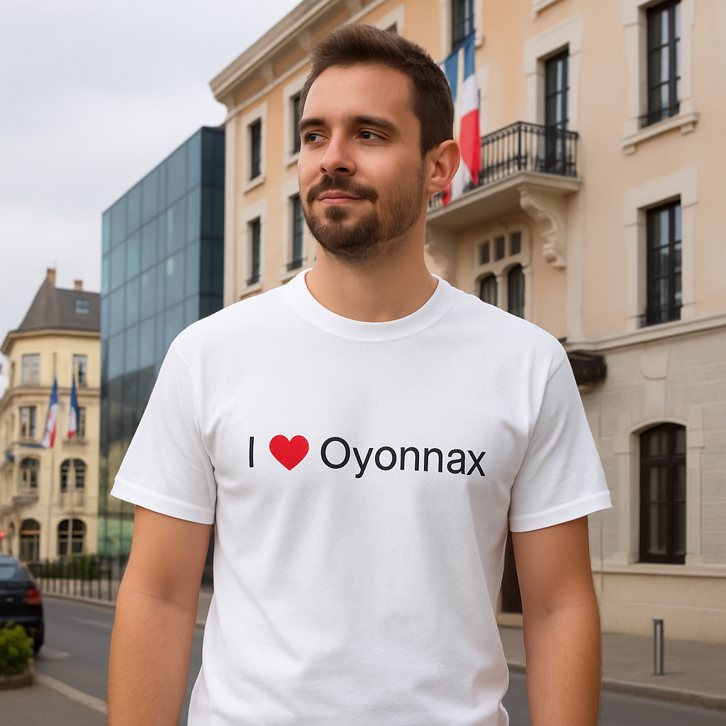 T-shirt I love oyonnax