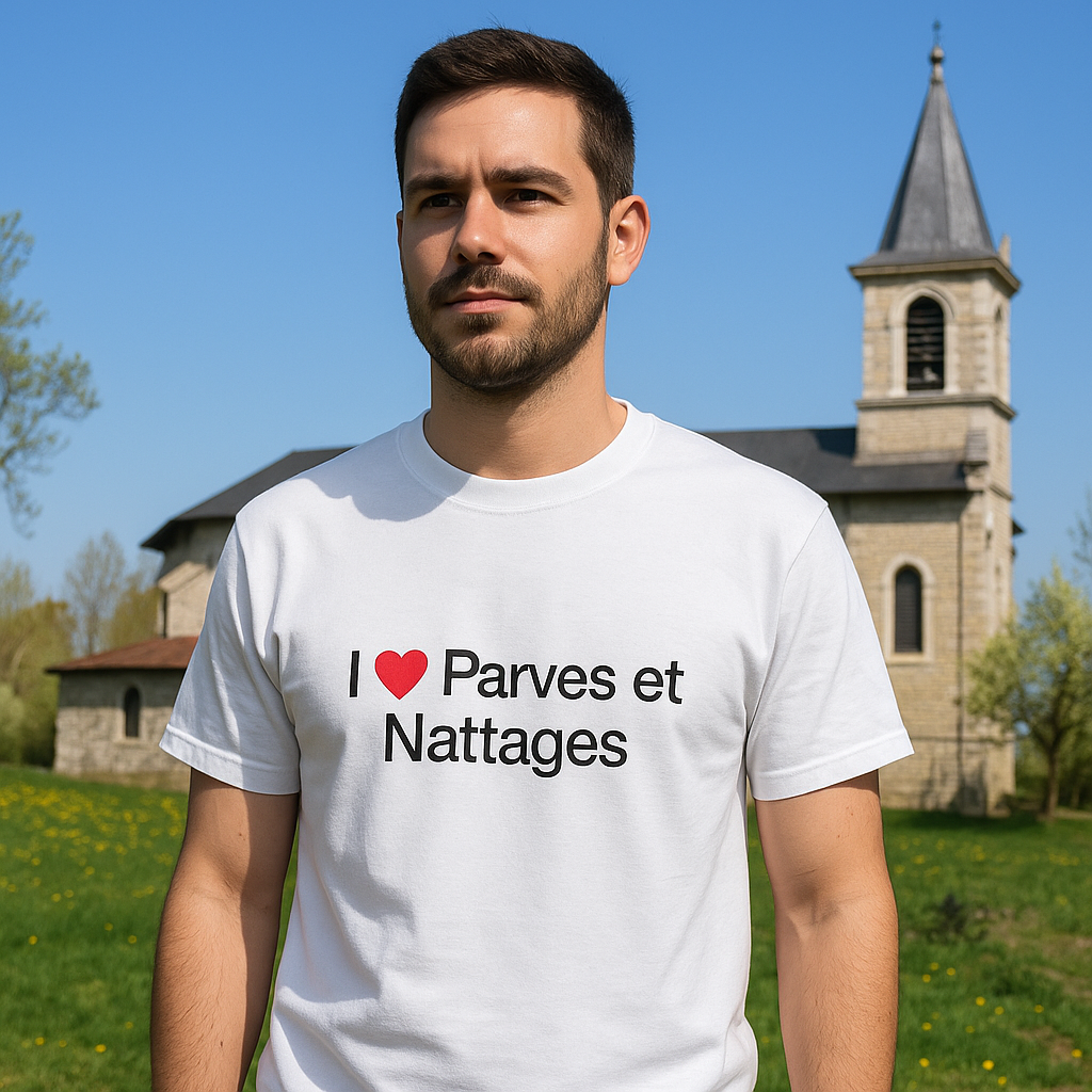 T-shirt I love parves et nattages