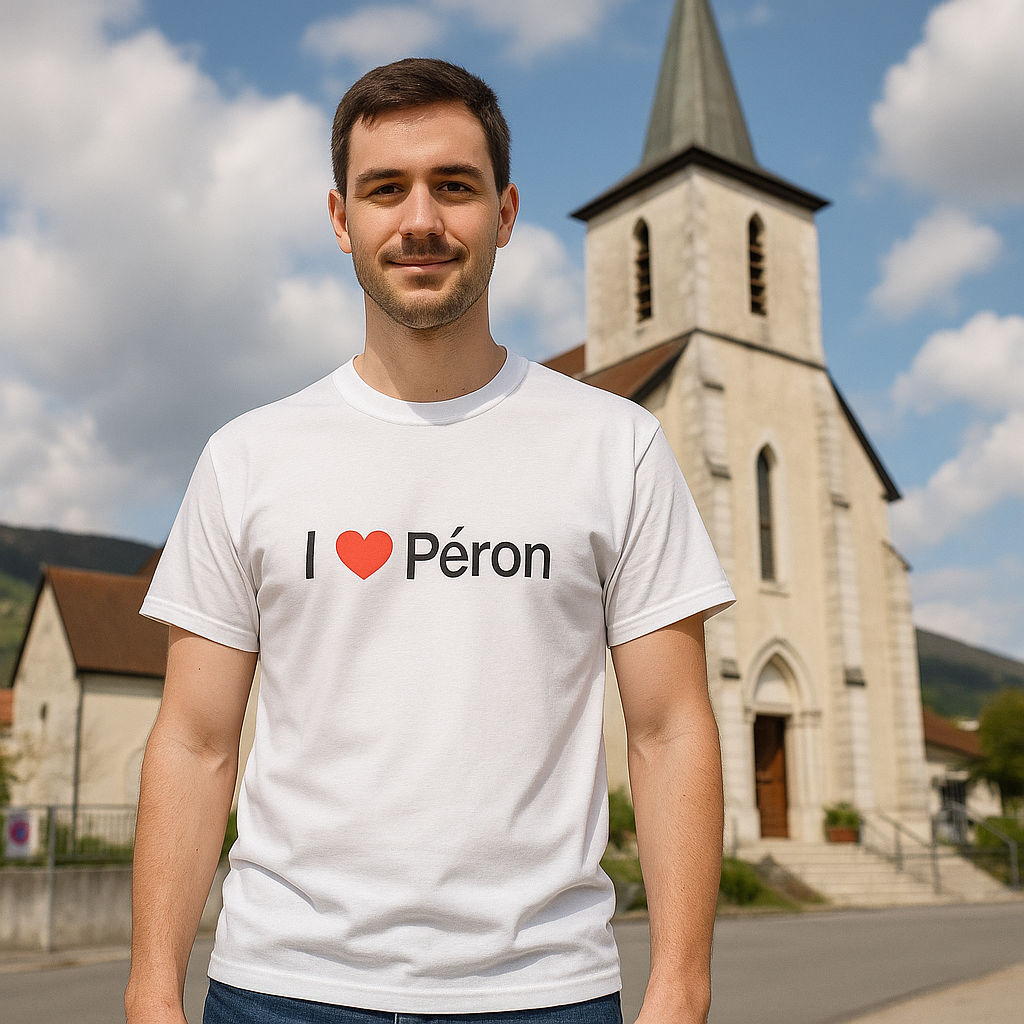T-shirt I love péron