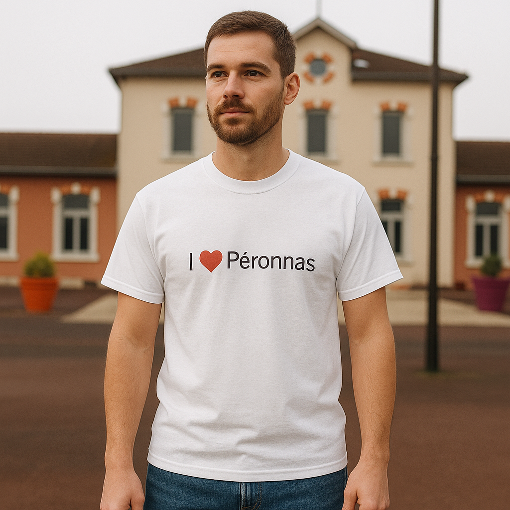 T-shirt I love péronnas