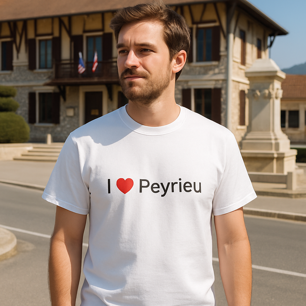 T-shirt I love peyrieu