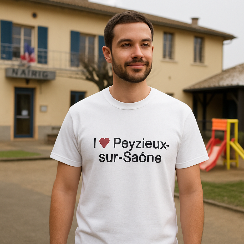 T-shirt I love peyzieux-sur-saône