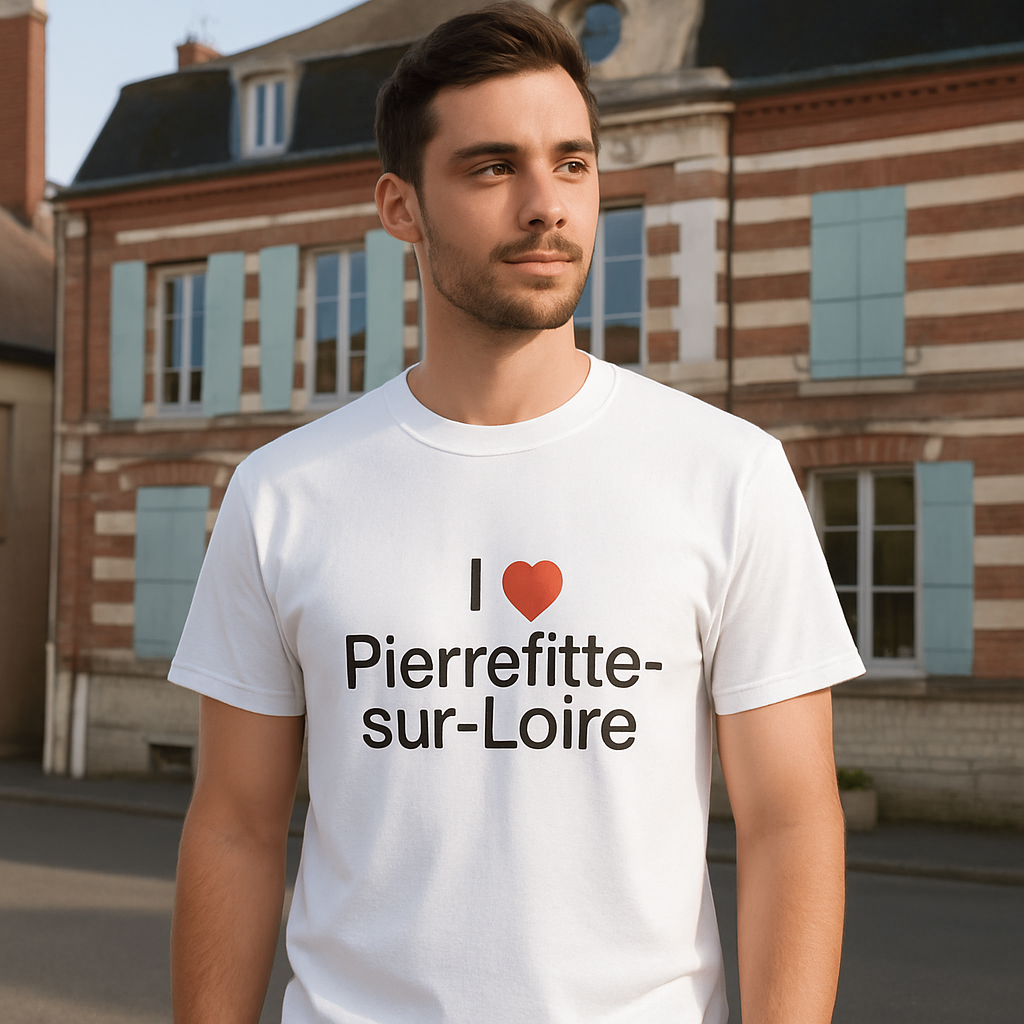 T-shirt I love pierrefitte-sur-loire