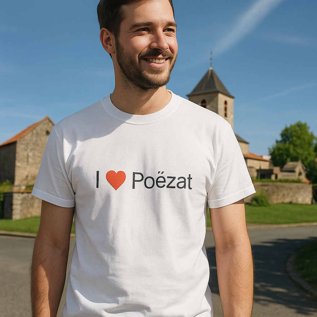 T-shirt I love poëzat