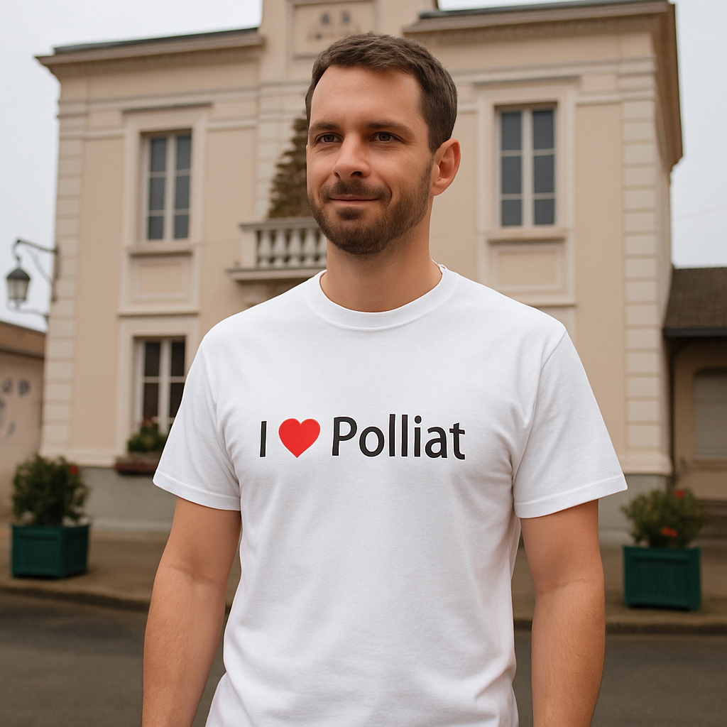 T-shirt I love polliat