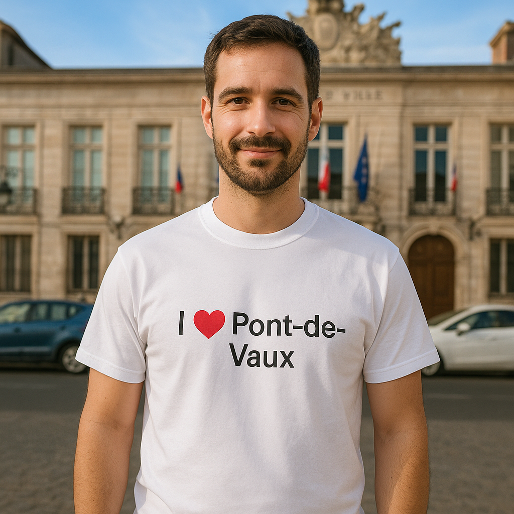 T-shirt I love pont-de-vaux