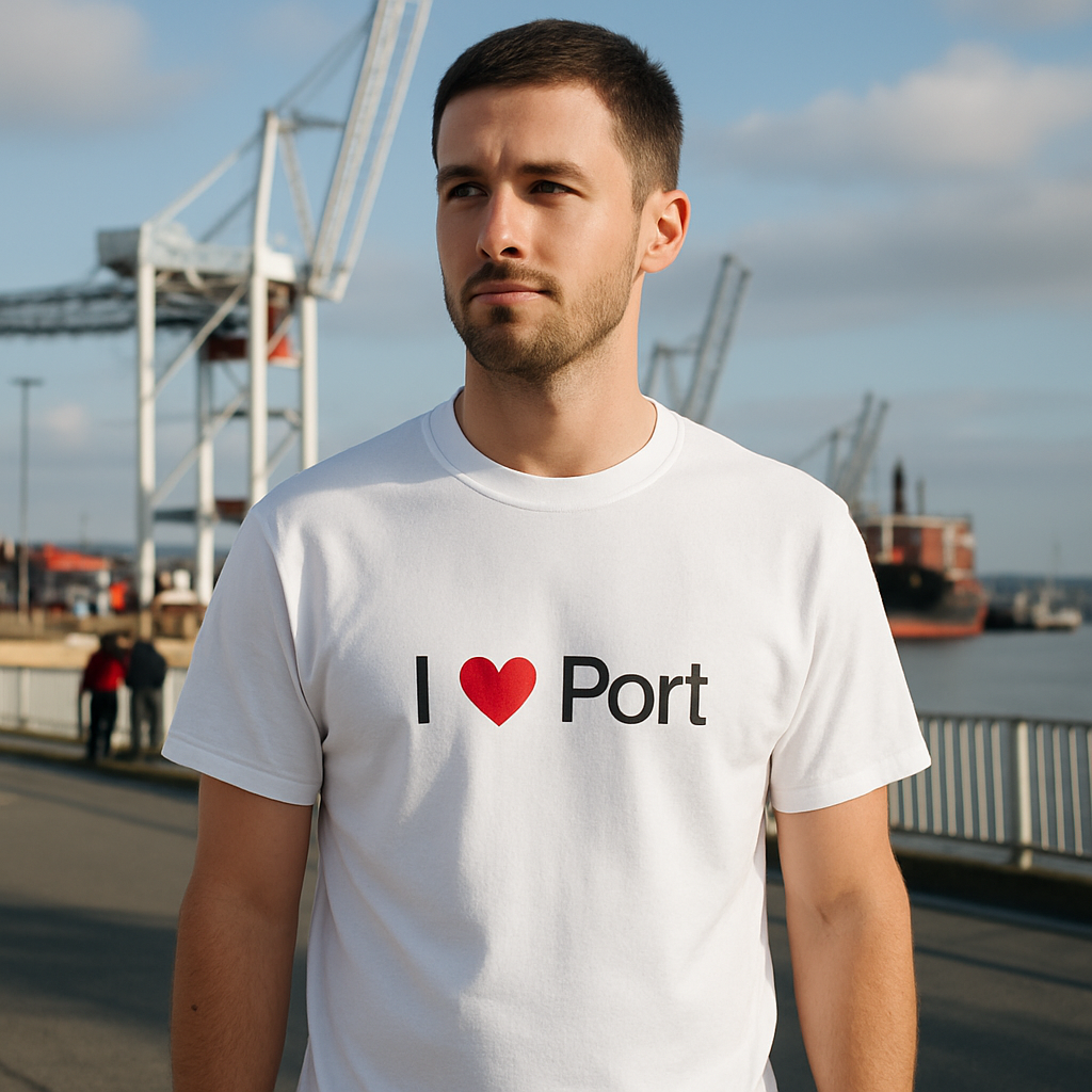 T-shirt I love port