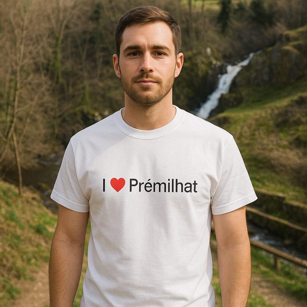 T-shirt I love prémilhat