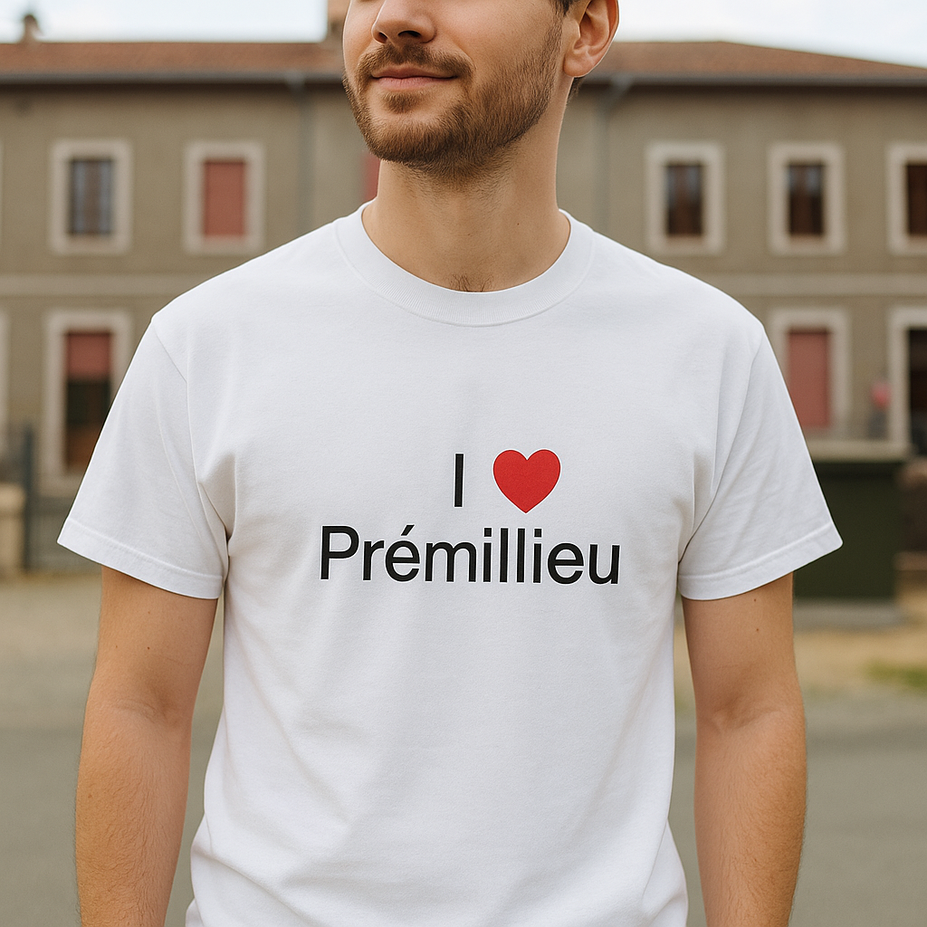 T-shirt I love prémillieu