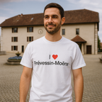 T-shirt I love Prévessin-Moëns