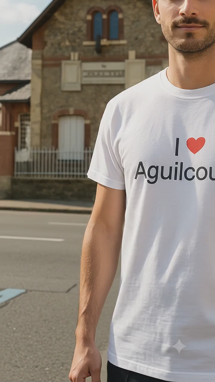 T-shirt I love aguilcourt