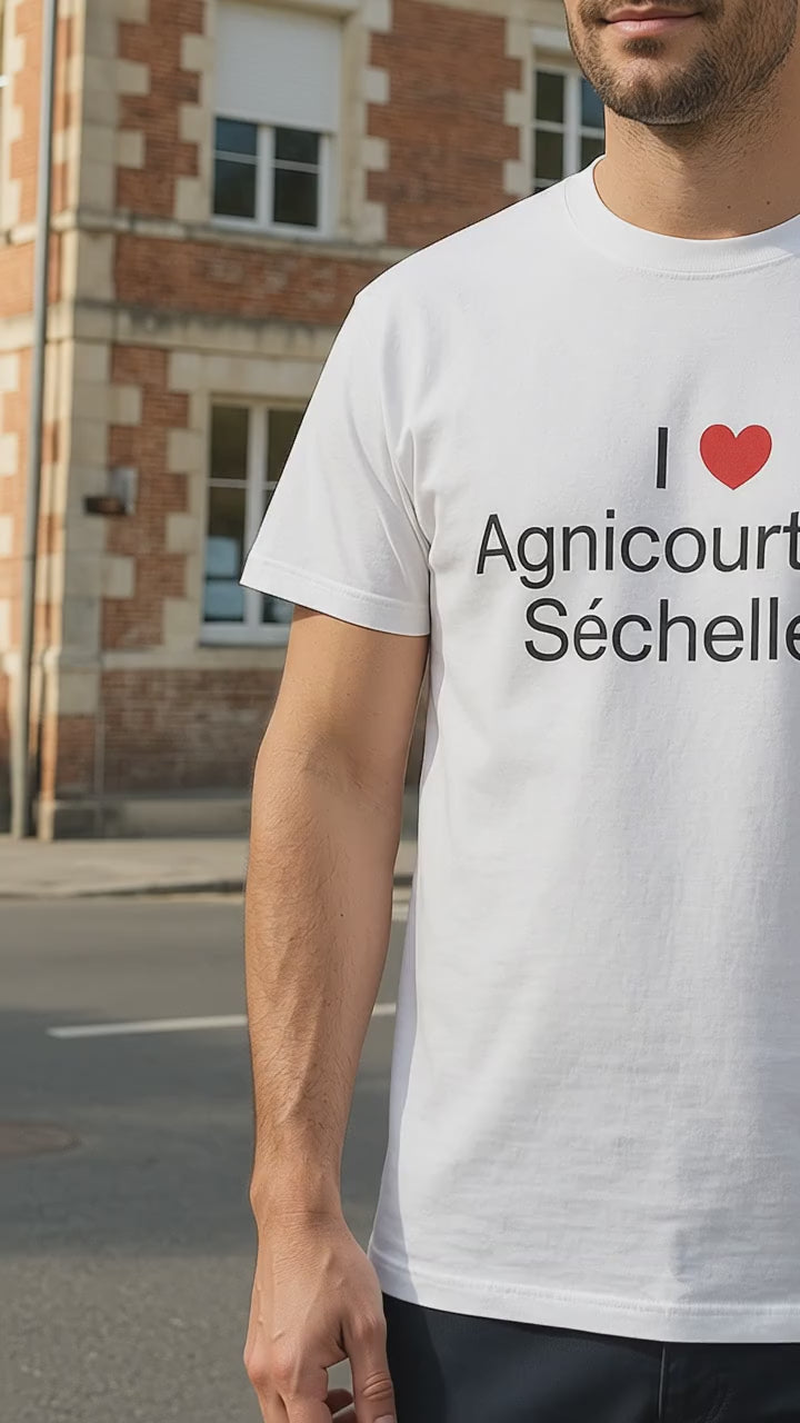 T-shirt I love agnicourt-et-séchelles