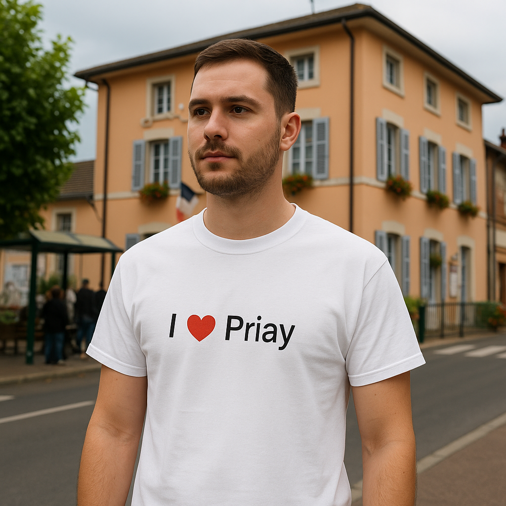 T-shirt I love priay