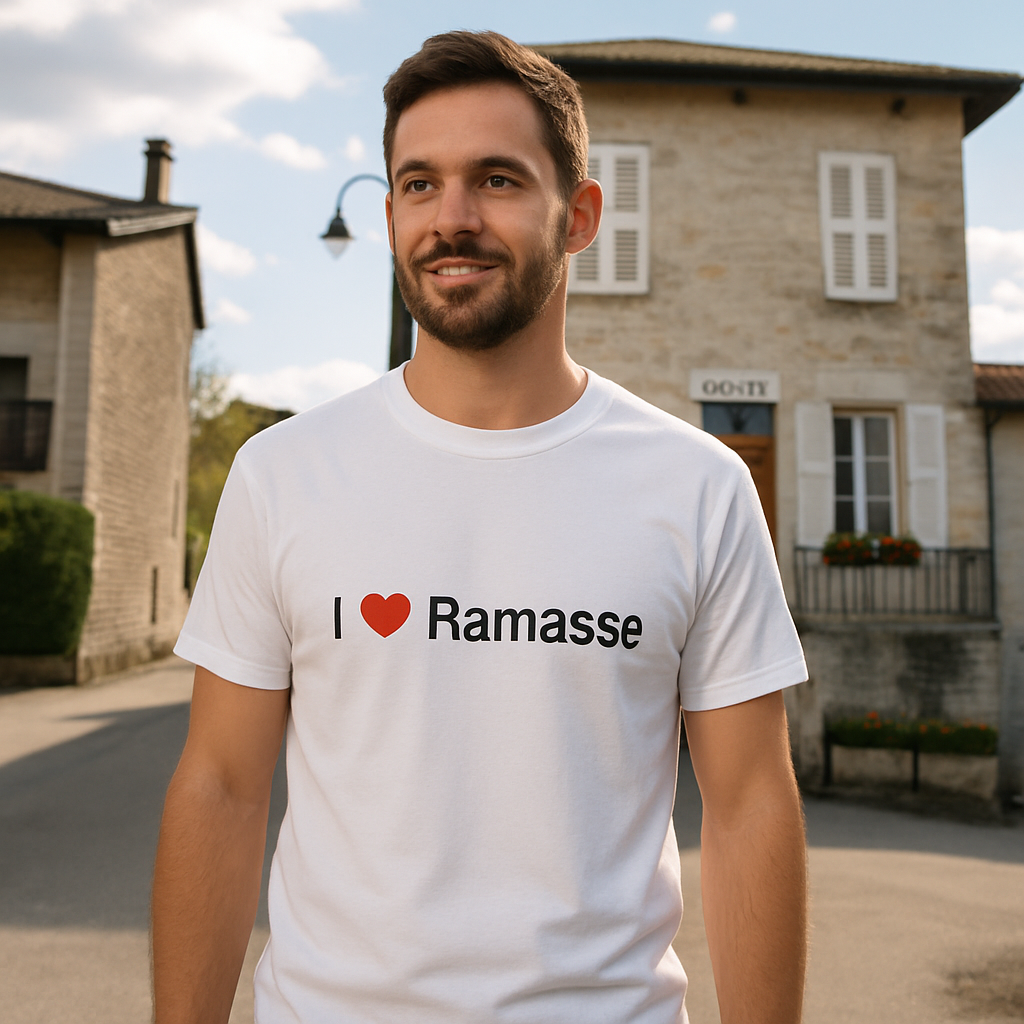 T-shirt I love ramasse