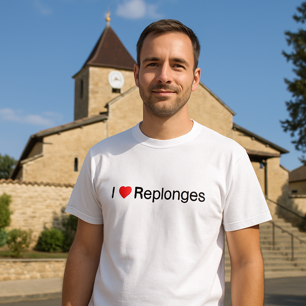 T-shirt I love replonges