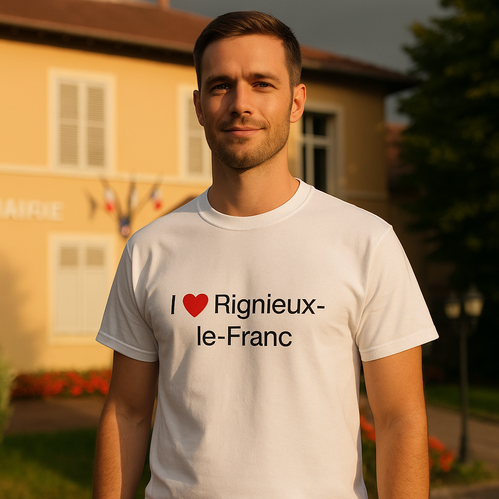 T-shirt I love rignieux-le-franc