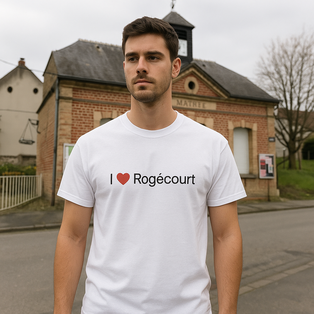 T-shirt I love rogécourt