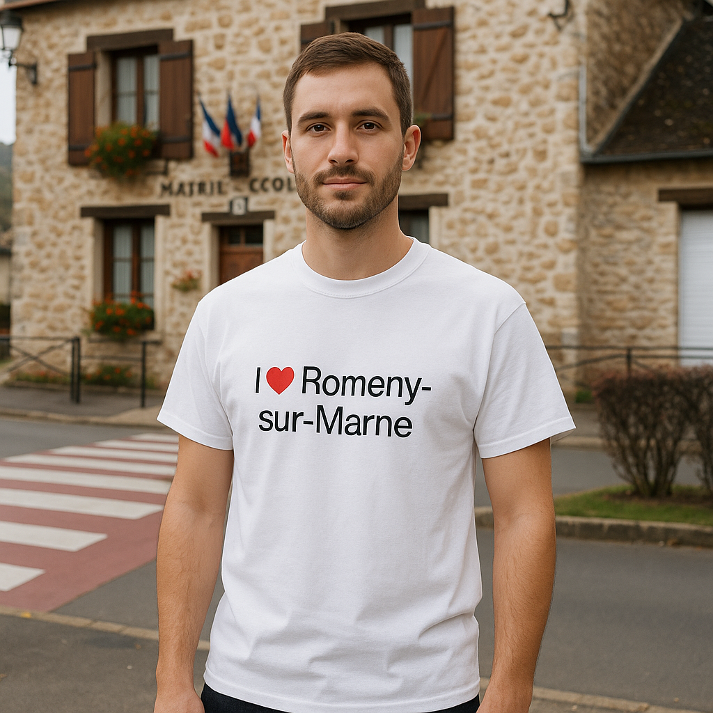 T-shirt I love romeny-sur-marne