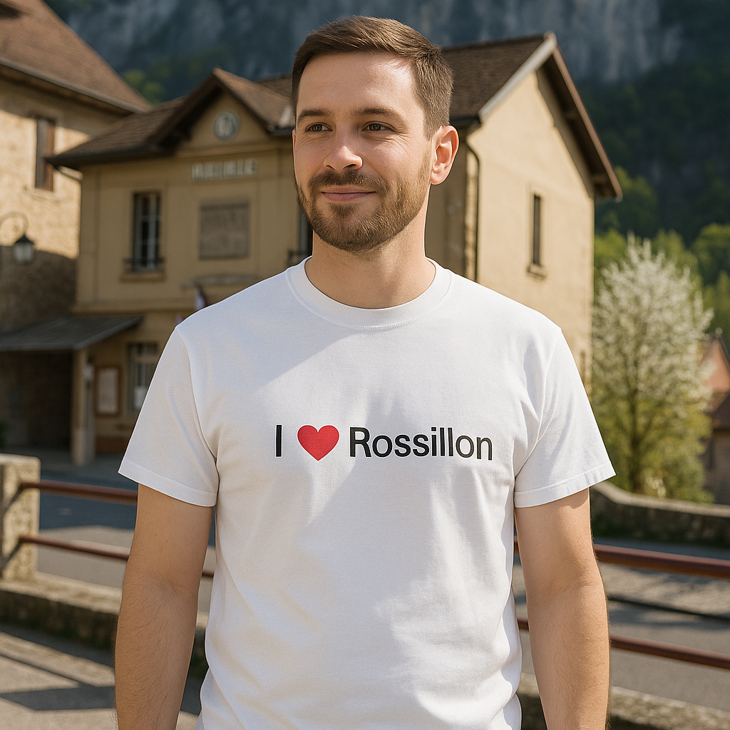 T-shirt I love rossillon