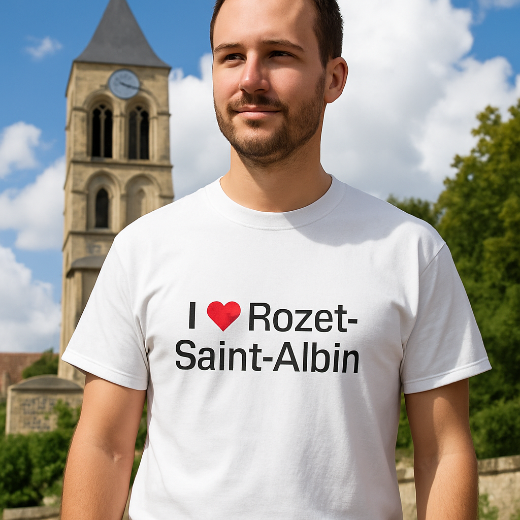 T-shirt I love rozet-saint-albin