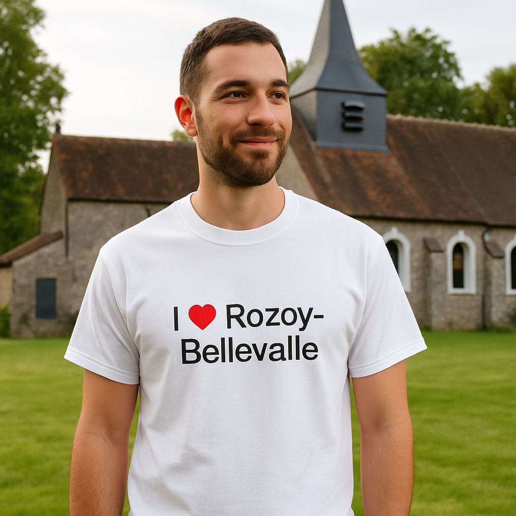 T-shirt I love rozoy-bellevalle
