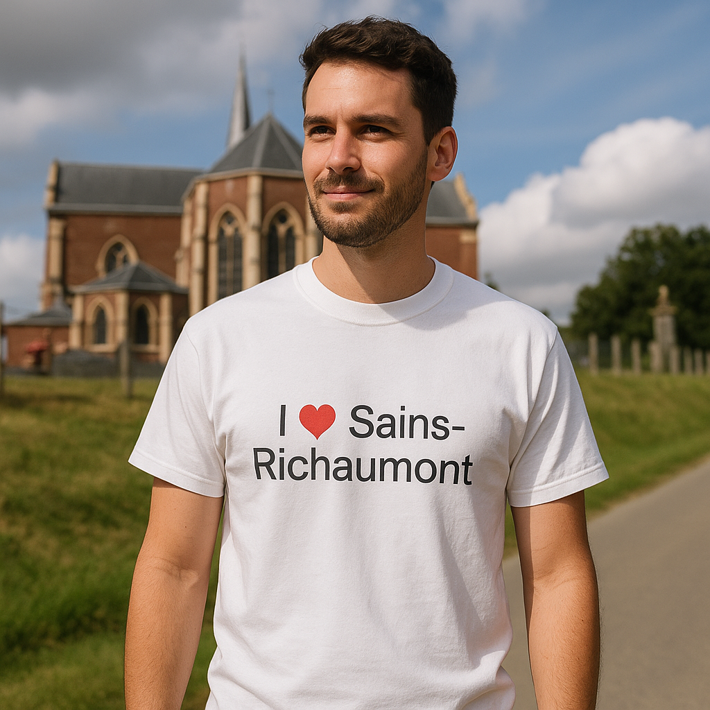 T-shirt I love sains-richaumont